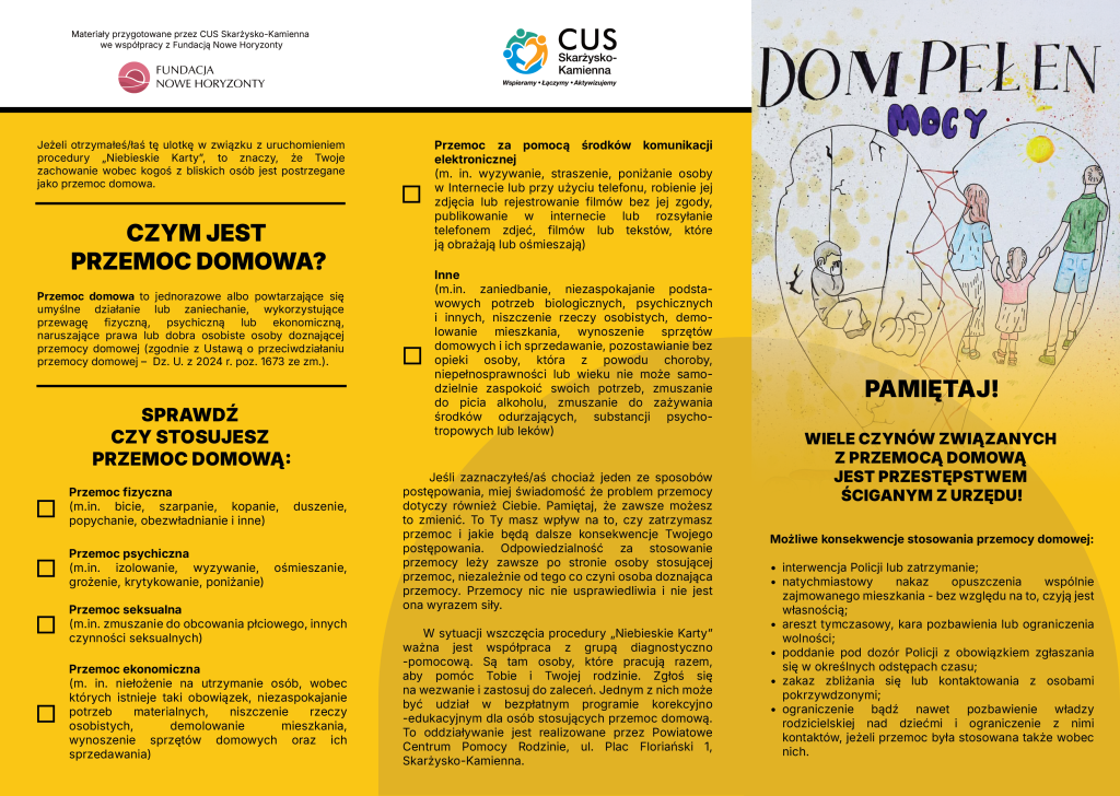 Informator dla sprawców przemocy domowej