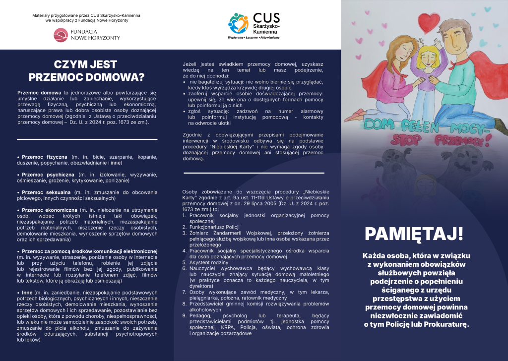 Informator dla świadków przemocy domowej