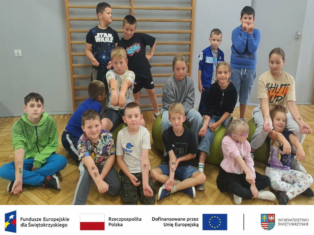 Uczestnicy drugiego turnusu półkolonii letnich