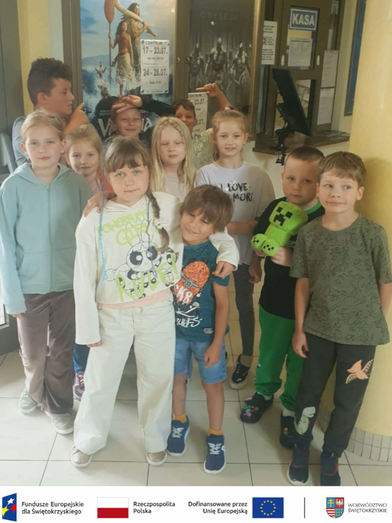Uczestnicy III turnusu półkolonii letnich