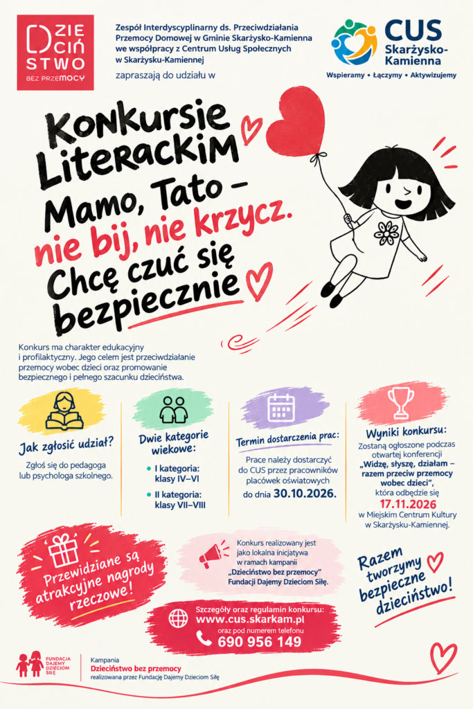 Plakat konkurs literacki
